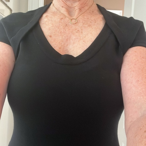 Narciso Rodriguez black wool knit dress - Picture 6 of 6